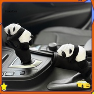 [Fx] Panda Pattern Car Accessories Four Seasons Car Gear Shifter Cover Car Plush Seat Belt Cover Ste