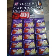 yusmira cappuccino collagen guarana plus goji 40g