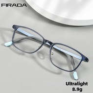 FIRADA Fashion Comfortable Glasses Retro Square Business TR90 Glasses Luxury Optical Prescription Ey