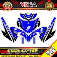 Decal Soul GT 125 Full Body Sticker Soul GT 125 Striping Soul GT 125 Sticker Soul GT 125 Full Block 