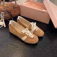 Casual Ballet Shoes High-End Sneakersfrench styleMiu German Training Shoes Women Spring Summer All-M