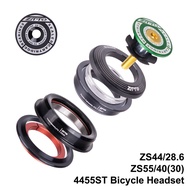 Ztto ชุดถ้วยคอ 4455ST MTB ZS44 ZS55 1.5 นิ้ว 28.6 มม. พร้อมถ้วย สําหรับจักรยานเสือหมอบ