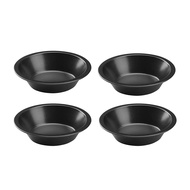 4/6Pcs Mini Pie Pans Tart Pan Nonstick Round Pie Tins Egg Tart Tray Bread Cake Molds Carbon Steel Pi
