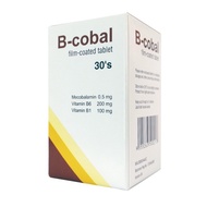 B-COBAL 30’S - Vitamin B1, B6 & B12 for nerve care