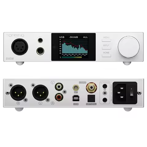 TOPPING DX5 II HIFI Decoder Headphone Amplifier USB DAC DX5II Fully Balanced DAC