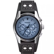 Fossil CH2564 Men's Coachman Chronograph Black Leather Strap Watch