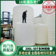 加厚塑料水塔儲水罐PE水箱 20噸酸鹼溶液桶 30噸化工車載運輸罐