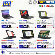 Chromebook HP G8 Dell P22T 3100 3189 ( 360 ) Acer C731T Lenovo Yoga 11e 360 Rotate 300e | Intel Celeron | Touchscreen Laptops