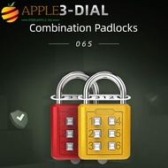 PINLESG 6 Digit Button Password Lock Security Metal Travel Backpack Zipper Lock