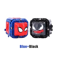 Battle Cube 2In1 Spiderman Venom Mainan Anak Kekinian Gunting Batu Kertas Suit - Puzzle Battle Game