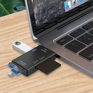 Elough Card Reader 6in1 Type C Micro USB 3.0 OTG SD MicroSD - EL-61