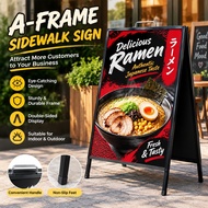 menu board steel a frame stand a frame signs sandwich sidewalk signs metal real estate signs a frame