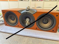 KEF reference 202c walnut wood center Speakers flagship grade