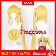 Anime Bocchi The Rock Nijika Ijichi Cosplay Wig 82cm Long Ponytail Yellow Heat Resistant Synthetic H