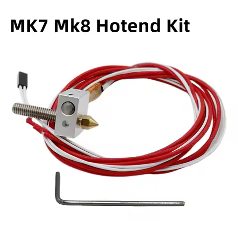3D Printer MK7 Mk8 Hotend 12V 40W Assembled Kit J-head 0.4mm Nozzle 1.75mm Filament for Anet A2 A8 i