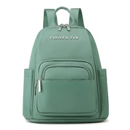 Colorful Fox Korean Version Backpack For Women Fashion Trend Multi-layer Backpack Large Capacity Tra