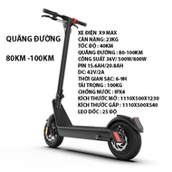 Xe scooter điện X9 MAX Công suất 48V đi 100km cho 1 lần sạc -Xe điện đa nănggấp gọn hàng nhập khẩu f