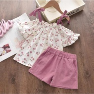 /AMELIA Kid SET [S, M, L]/Girls Clothing Ages 2-8 Years/Imported Children's Clothes/Latest MODEL Gir