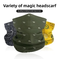 PL001-040 Seamless Variety Cashew Flower Magic Scarf Outdoor Riding Sports Sleeve Multi-fu