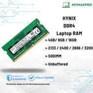 【READY STOCK】Hynix Laptop RAM 4GB / 8GB / 16GB / DDR4 / SODIMM / 2400 / 2666 / 19200 / 21333 (USED)