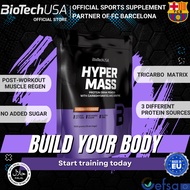 BioTechUSA Hyper Mass (Shaker Included) - Mass Gainer with Carbs & Protein | Halal | 1KG