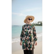 Blouse  Aloha Hawaii Beach girl fashion Spring And Summer Floral Dress .PHOTOSHOOT