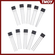 TMOY 10pcs Hall element 49E OH49E SS49E linear Sensor Hall sensor