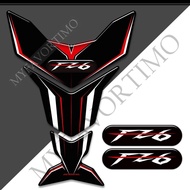 Motorcycle Knee Decal Kit Gas Fuel Oil Emblem Logo For Yamaha FZ6 FZ 6 S FZ6N Fazer Fairing Fender W