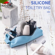 NATUREHIKE SILICONE TOILETRIES KIT BAG NH19SN003 BATH SUPPLIES BAG SOAP SHAMPOO CONTAINER