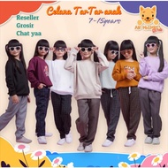 Children's Long Pants / Sleep Pants / Daily Pants for Children Aged 7-15 Years Cube Stripe Motif by 