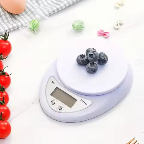 5kg/1g Electronic Scales Portable Digital LED Display Food Balance Measuring Weight Scale Kitchen Ba