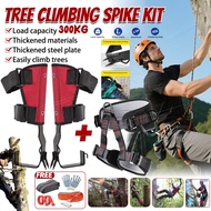 Tree Climbing Gear Set climbing harnessTree Spike Climbing Spikes Set Tree Climbing Spikes Adjustabl
