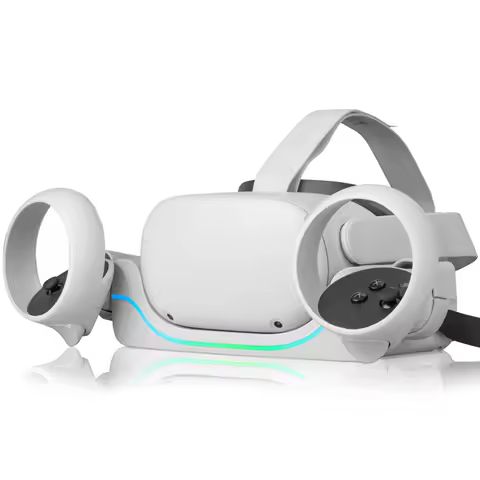 For Quest 2 Charging Base Fast Charging Quest 2 Rack Charging Station Wall-Mounted With LED Indicato