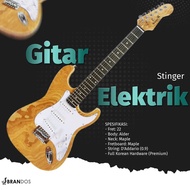 Gitar Elektrik STINGER Model Stratocaster Pickguard SST10ABT