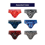 Byford London Limited Edition Microfiber Spandex Mini Brief (3 Pieces L Size - Assorted Colors)
