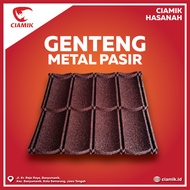 Genteng Metal Pasir Ukuran 80cm x 80cm Tebal 0,40mm Murah Berkualitas