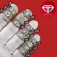 cincin perak 925 | batu berlian | cincin kahwin | cincin permata | cincin silver lelaki 925 ring | s