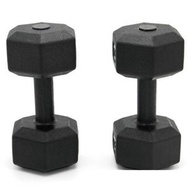 全城熱賣 - 包膠六角啞鈴【10KG一對（5KG*2）】