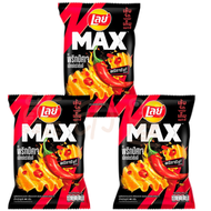 樂事 - lays 薯片 MAX (勁辣鬼辣椒味) 44g x 3