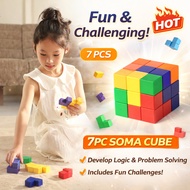 Cublo Magic Cube SOMA CUBE, consisting of 7 Three-Dimensional Blocks made by 3 or 4 Magnetic cubes f