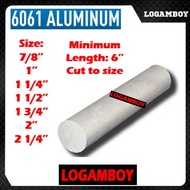 ALUMINIUM ROD SOLID ROUND BAR BATANG ALUMINUM 6061 SHAFT 7/8'' 1'' 1 1/4'' 1 1/2'' 2'' 2 1/4'' 铝