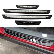 carhanson Car Accessories For Isuzu MUX MU-X Stainless Steel Side Step Door Sill Sticker Trim Pedal