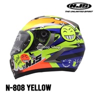 Helm NJS Shadow N 808 Smile Full Face DV Helmet