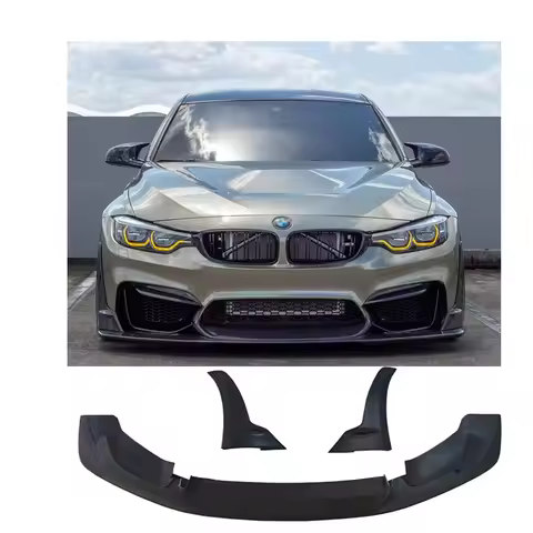 Real Carbon Fiber Front Bumper for BMW F80 M3 F82 F83 M4 Demon King Version Resin Carbon Fiber Front