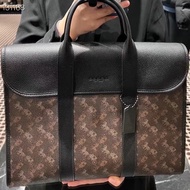 Classic Briefcase Men's coach Men's Bag coach Briefcase Handbag One-Shoulder Diagonal Handbag C Home