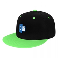 Available Hotmail Logo Baseball Cap Men Women Fashion Adult Flat Brim Color Contrast Hip Hop Hat Uni