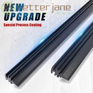 BETTER-JANE Refill Strips, 6mm Durable Car Wiper Blade,  Rubber 14/16/17/18/19/20/21/22/24/26/28 Inc