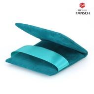 High-End Ribbon Buckle Pouch, Jewel Red Small Cloth Bag, Jewelry Store Flannel Organizer Bag, New 26