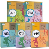 2023 Brand New Genuine Human Education Edition Junior High School English Book Full Set 5 Five Books