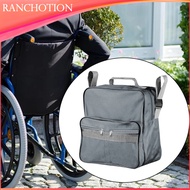 1/2/3 Black Scratch-proof And Splashproof Wheelchair Bag For Safety Wheelchair Backpack Bag Storage
